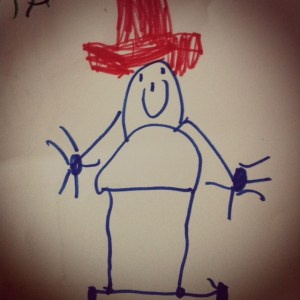 Mutti auf Skateboard